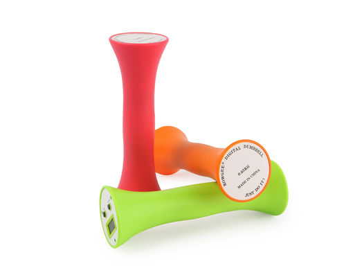 Personnalisation Dame numérique haltères Gym Fitness haltères PP et acier