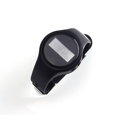 Personnalisation Montres de suivi de pas pour hommes avec sangle en silicone ABS Gel de silice Unisexe