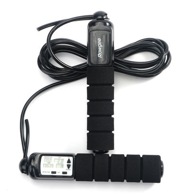 Corde de saut de fitness Rowgee OK-168 Logo personnalisé réglable à grande vitesse Corde de saut pondérée pour l'entraînement