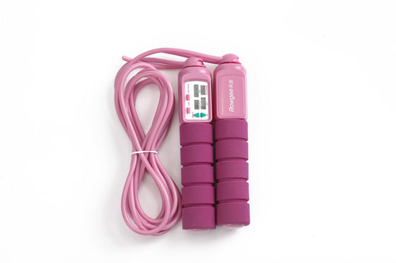 Corde de saut de fitness unisexe gymnase corde de saut de fitness OK-168 avec compteur de boucle jusqu'à 9999 et design coloré