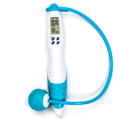 Unisexe bleu cordless saut à la corde avec la balle cadeau exercice outil de sport
