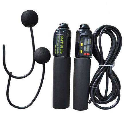 Tout noir 180mm en vrac cordless saut de corde à vitesse variable pour le gymnase scolaire