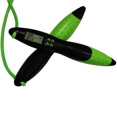 Corde de saut de fitness entraînement du corps entier avec JP-100 vert multi-fonction comptage corde de saut