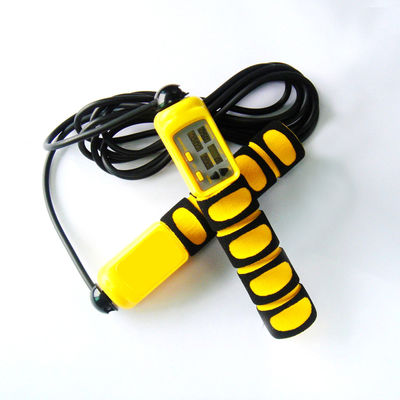 Corde à sauter numérique portable avec réglage du temps d'exercice et compteur de boucles pour un entraînement de fitness efficace