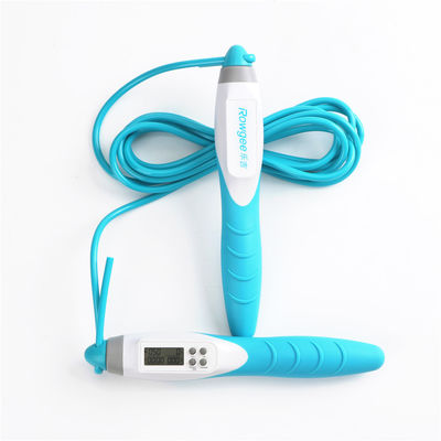 Manche anti-dérrapage corde de saut pesée Neutre sexe Corde de saut rose à vitesse