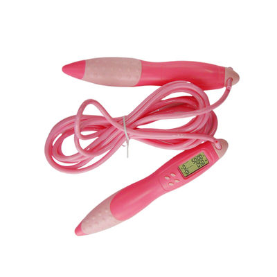 Corde de saut de fitness JP-100 tout rose support de poids Aérobie saut de corde personnalisée couleur et marque