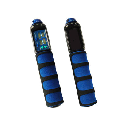 Corde de saut de fitness Logo de couleur personnalisée Noir bleu foncé Corde de saut électronique Exercice Corde de saut OK-168