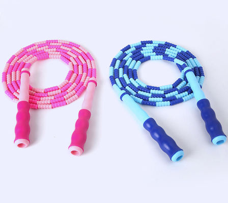 Corde de saut de forme physique pour les entraînements de haute intensité sans enchevêtrement Corde de saut de forme physique à perles douces