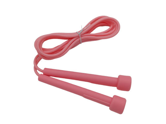 Maillot rose en plastique corde de saut de fitness simple de conception corde de saut pour enfants