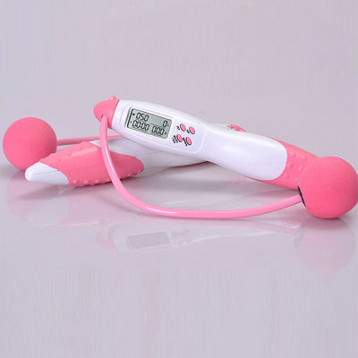 Corde de saut en PVC longueur de corde réglable JP-100 LCD Panneau de compteur Corde de saut pour l'exercice physique
