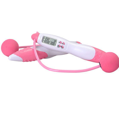 Compteur intelligent sans corde Corde à sauter rose Corde à sauter cadeaux du festival