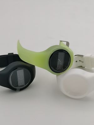 Bracelet numérique ABS en silicone avec affichage du temps 24h