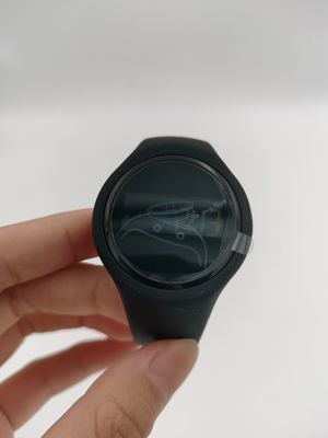 Personnalisation Montres de suivi de pas pour hommes avec sangle en silicone ABS Gel de silice Unisexe