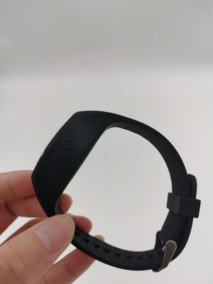 Personnalisation Montres de suivi de pas pour hommes avec sangle en silicone ABS Gel de silice Unisexe