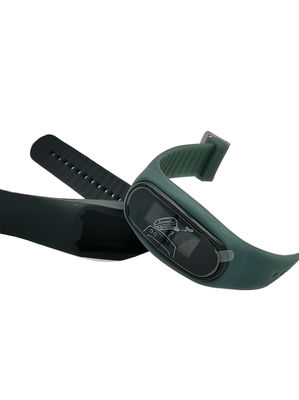 Casse ABS Gel de silice Pédomètre de remise en forme Montre Calorie Compteur de pas Certifié RoSH