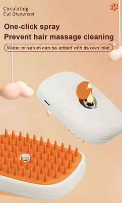 Brosse de massage à la vapeur pour animaux de compagnie conçue pour un nettoyage en profondeur et un massage relaxant