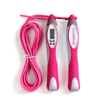 Corde à sauter numérique sans enchevêtrement, corde souple avec poignée ondulée confortable et longueur réglable pour les activités de fitness. Frais d'expédition