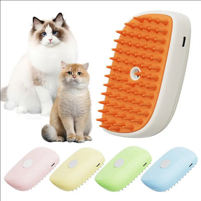3-en-1 brosse à vapeur pour chat vente à chaud pour les animaux de compagnie toilettage Spray à eau dépilateur Nettoyage léger