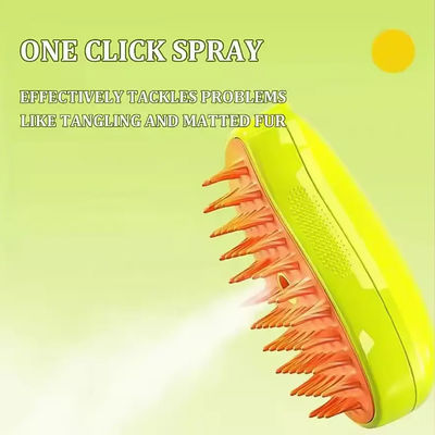 Peigne à pulvériser pour animaux de compagnie Peigne électrique pour chats et chiens Un clic de pulvérisation de cheveux anti-vol pour enlever le peigne flottant