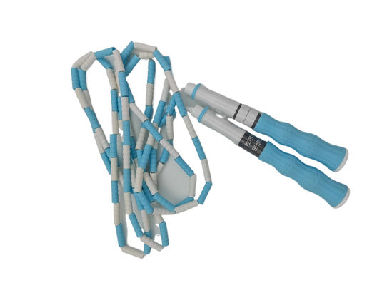 Couleur verte Unisexe Bambou Saut à la corde Exercice de vitesse Saut à la corde réglable