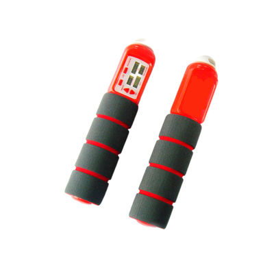 Ajustez la corde de saut enfants enfants saut de corde de saut en bois manche Outil d'exercice sportif avec batterie CR2032
