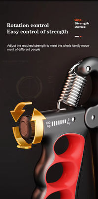 Un renforcement de cinq doigts, un manche, un exercice de force, un exercice portable en métal, un bracelet en silicone, un logo personnalisé