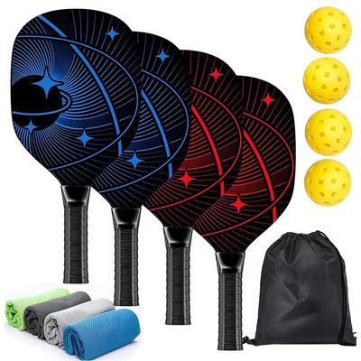Raquette à pickleball Raquette à pickleball en bois Raquette à pickleball Raquette à pickleball Set de sports de plein air Paddles à pickleball