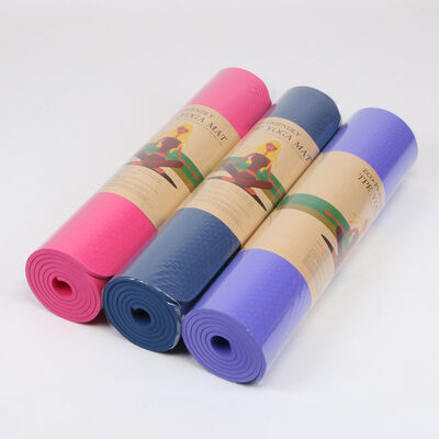 Mat de yoga TPE haute performance offrant une stabilité et un coussin élastique exceptionnels