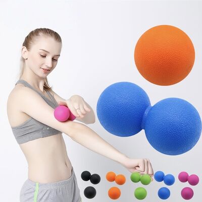 Massage des tissus profonds Boule d'arachide soulager la tension musculaire Augmenter la flexibilité Ultimate Yoga Fitness Outil de libération myofasciale pour les athlètes et les amateurs de yoga