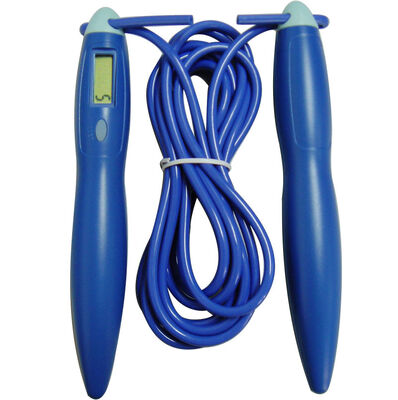 Corde de saut personnalisée blanche de gymnase numérique Corde de saut numérique 300 cm réglable