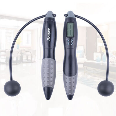 Unisexe bleu cordless saut à la corde avec la balle cadeau exercice outil de sport