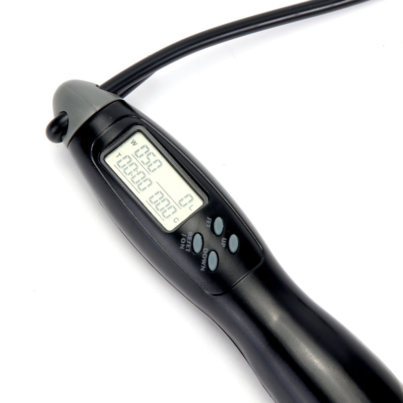 Corde de saut de fitness longueur de corde réglable JP-100 LCD Panneau de compteur Corde de saut pour exercice de fitness