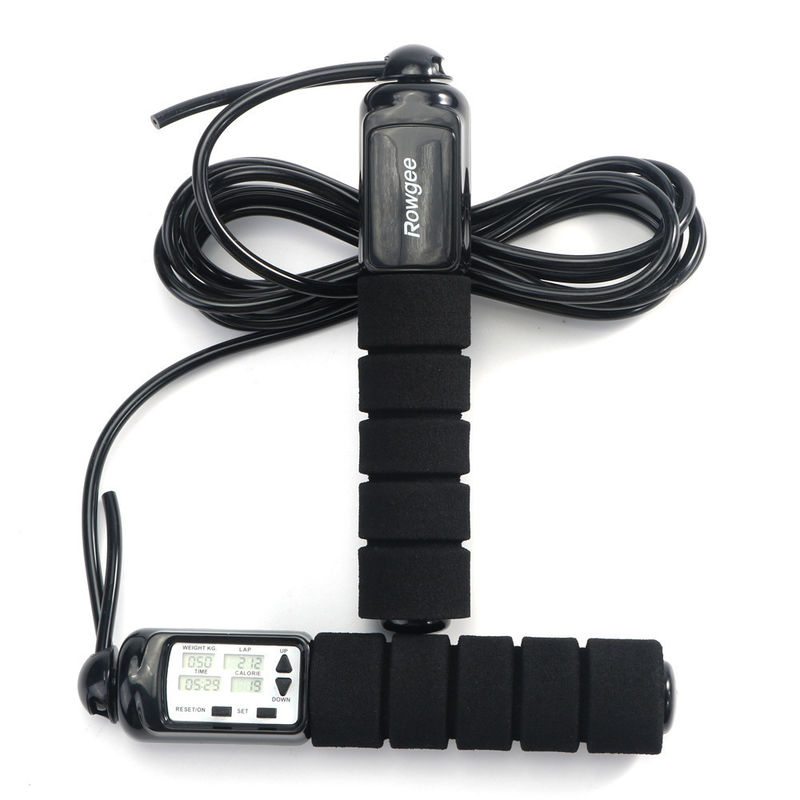 Corde de saut de fitness Rowgee OK-168 Logo personnalisé réglable à grande vitesse Corde de saut pondérée pour l'entraînement