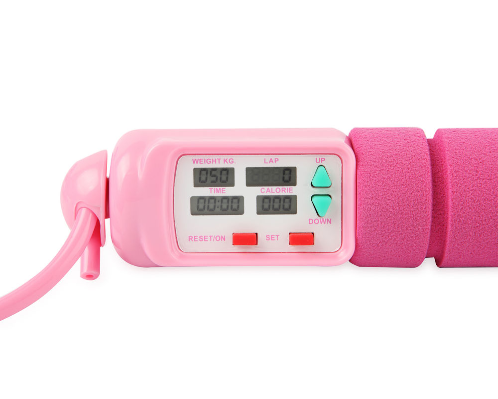 Corde de saut de fitness Unisexe personnalisation de masse OK-168 Corde de saut rose couleur personnalisée et poids 180 G