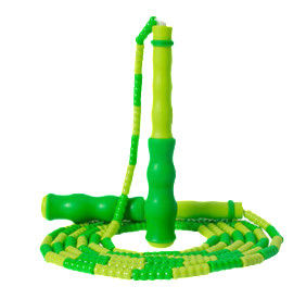 Enfant Adolescent Exercice Saut à la corde Bambou Saut à la corde Couleur verte 2600mm