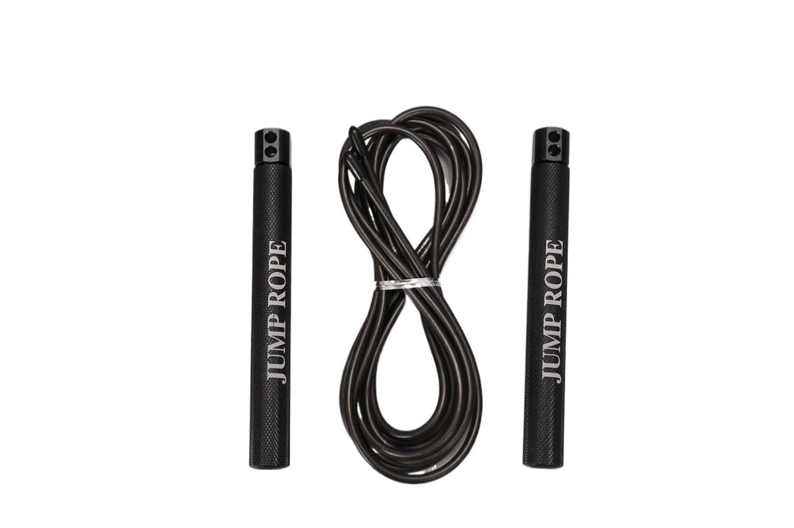 Poids, vitesse, forme physique, corde de saut de couleur personnalisée Fil d'acier + PVC 4,5 mm * 3 m
