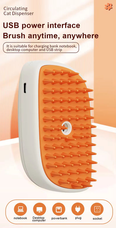 Brosse de massage pour chiens et chats adaptée à tous les types et longueurs de manteau