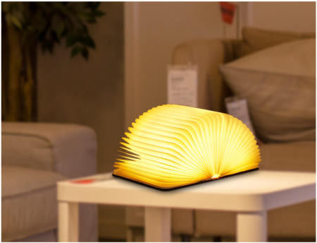 Nouveauté Lumière de livre pliable 5 couleurs Lumière de nuit pliable Lampe de table portable