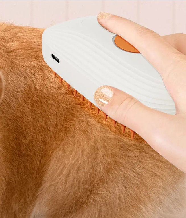 2024 Nouveau 3 en 1 brosse à vapeur de nettoyage de cheveux pour animaux de compagnie peigne pulvérisée rechargeable brosse à vapeur pour chat