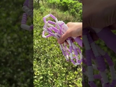 Corde à sauter en bambou violette