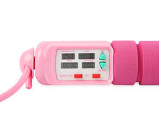 Corde à sauter de vitesse de fil de PVC de poignée d'EVA