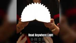 Lumière de livre pliable